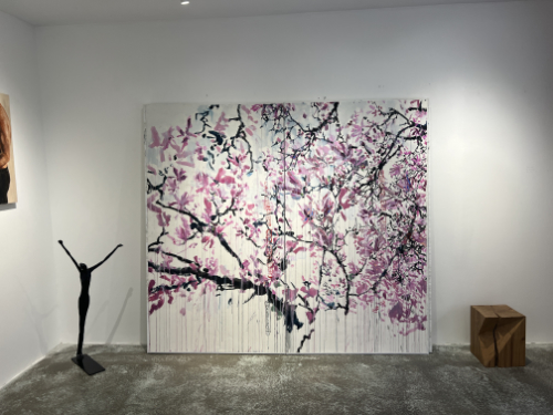 exposition d'œuvre dans la galerie gaia